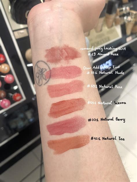 dior liptint swatches|dior lip tint sephora.